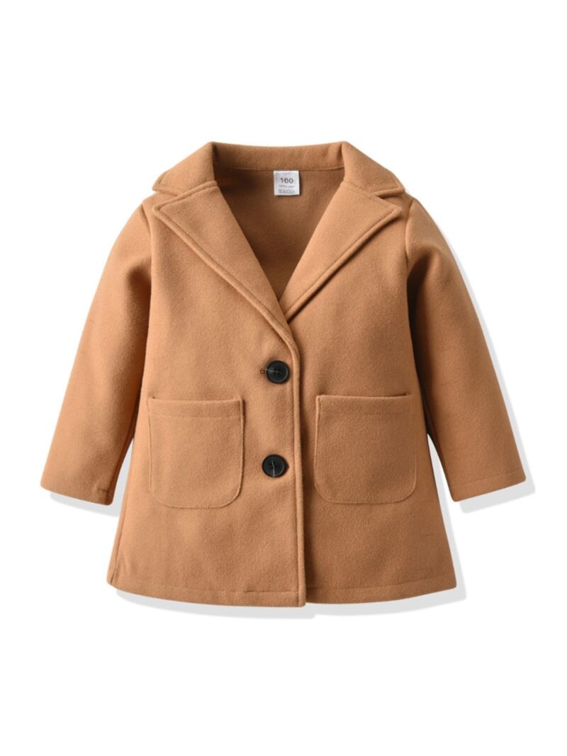 Wholesale Kid Girl Khaki Fashionable Outwear 201202748