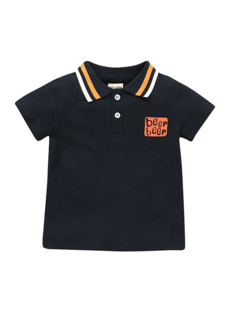 Wholesale Kid Boy Beep Polo Shirt 210127867 - kiskissin