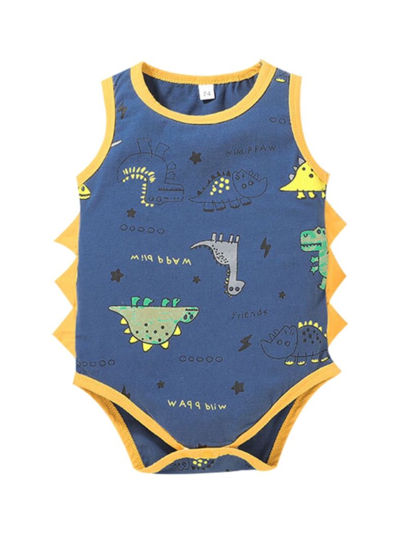 Wholesale Wholesale Baby Onesies Bulk Dinosaur Sleevele