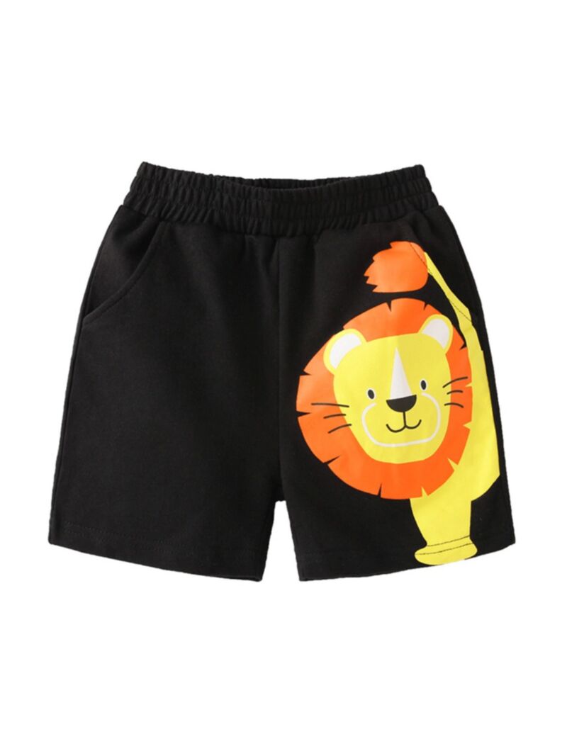 Wholesale Kid Lion Print Wholesale Boy Shorts 210524199