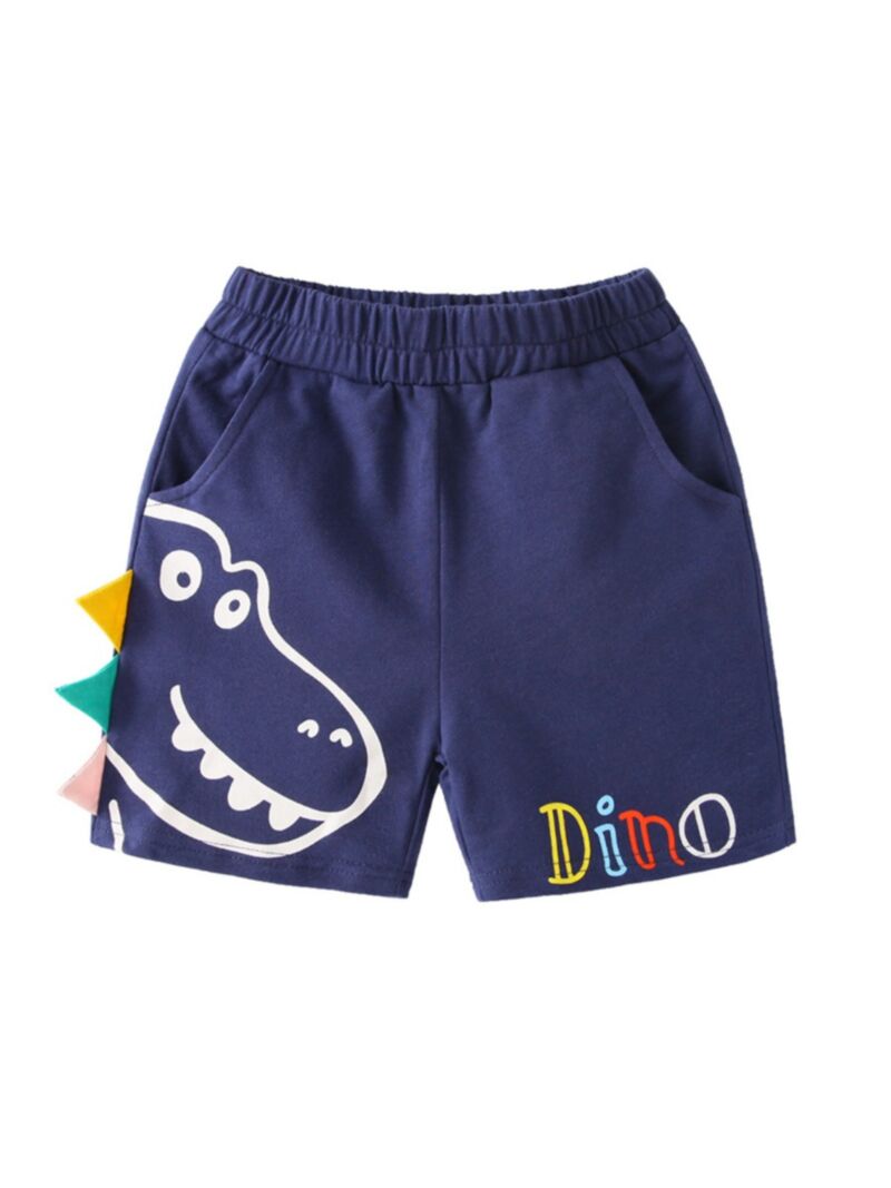 Wholesale Kid Boy Dino Corc Print Wholesale Boy Shorts
