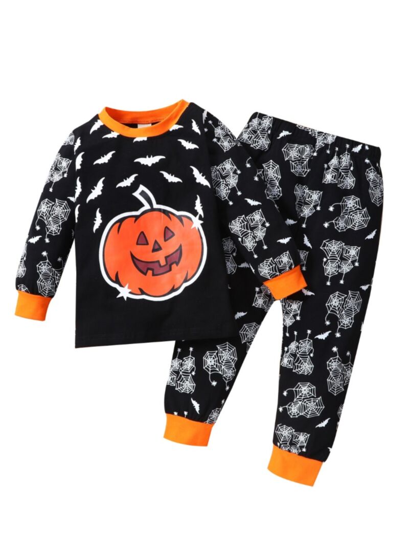 Wholesale Two Pieces Halloween Baby Clothes Set Top And