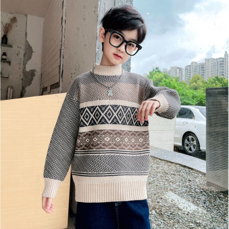 Wholesale Big Boys Vintage Knitted Sweaters KT161332 KT