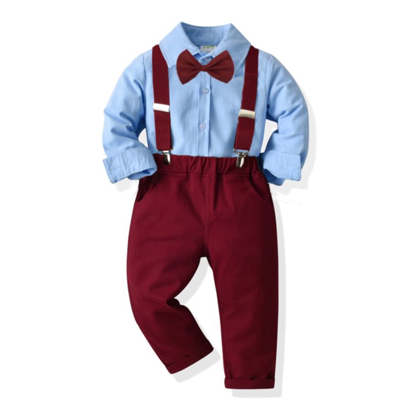 Wholesale 18M7Y Toddler Boy Suit Sets Solid SingleBre
