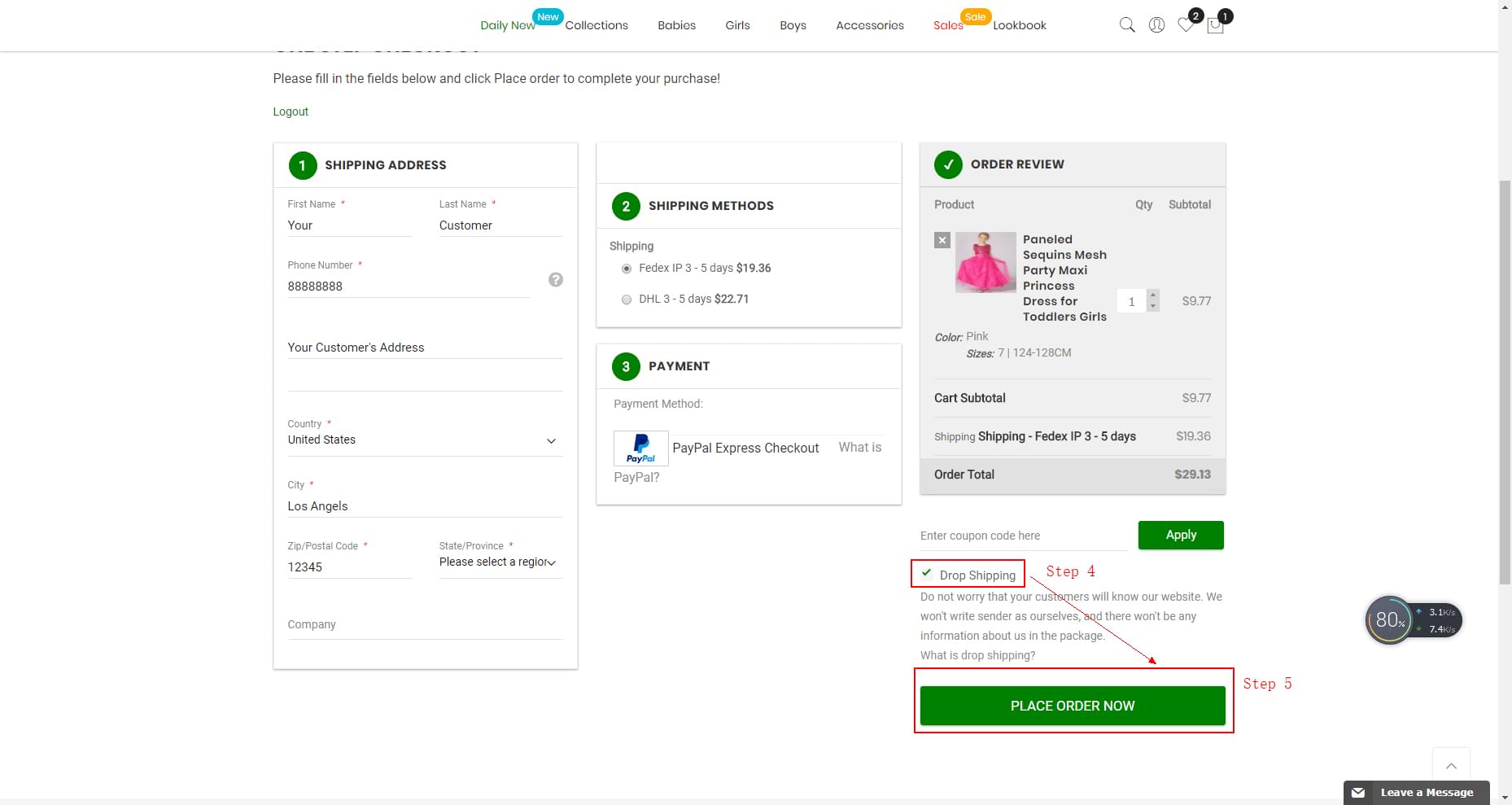 How to place a Kiskissing Dropshiping order-s4 How to place a Kiskissing Dropshiping order-s4