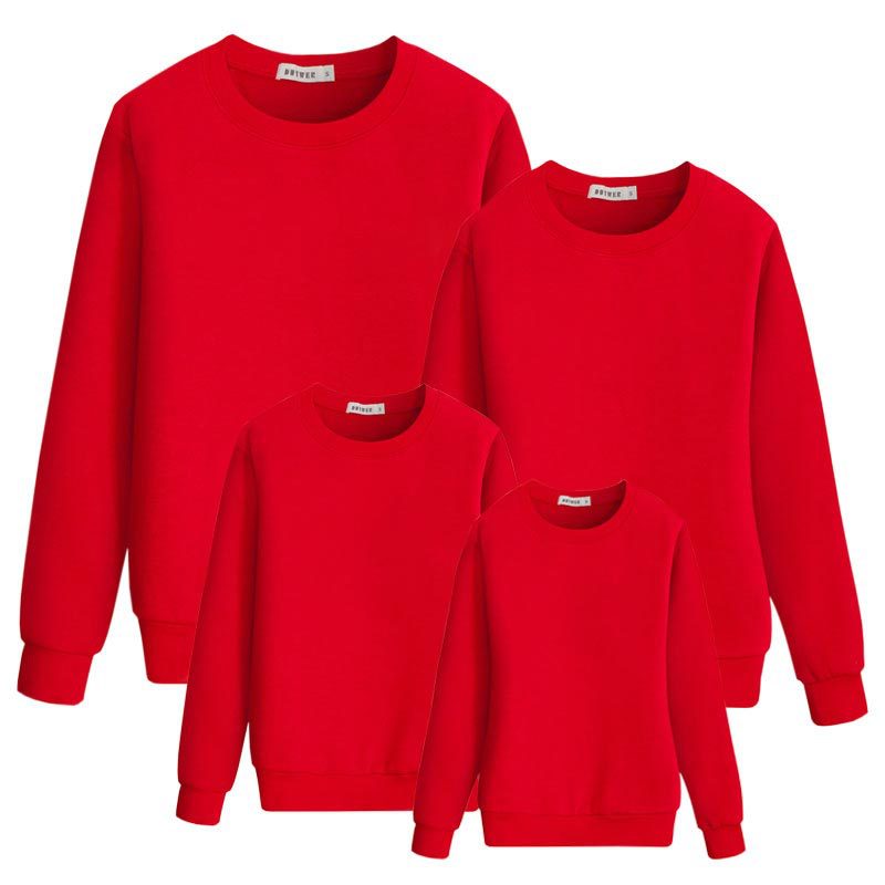 Custom Family Sweatshirts Red